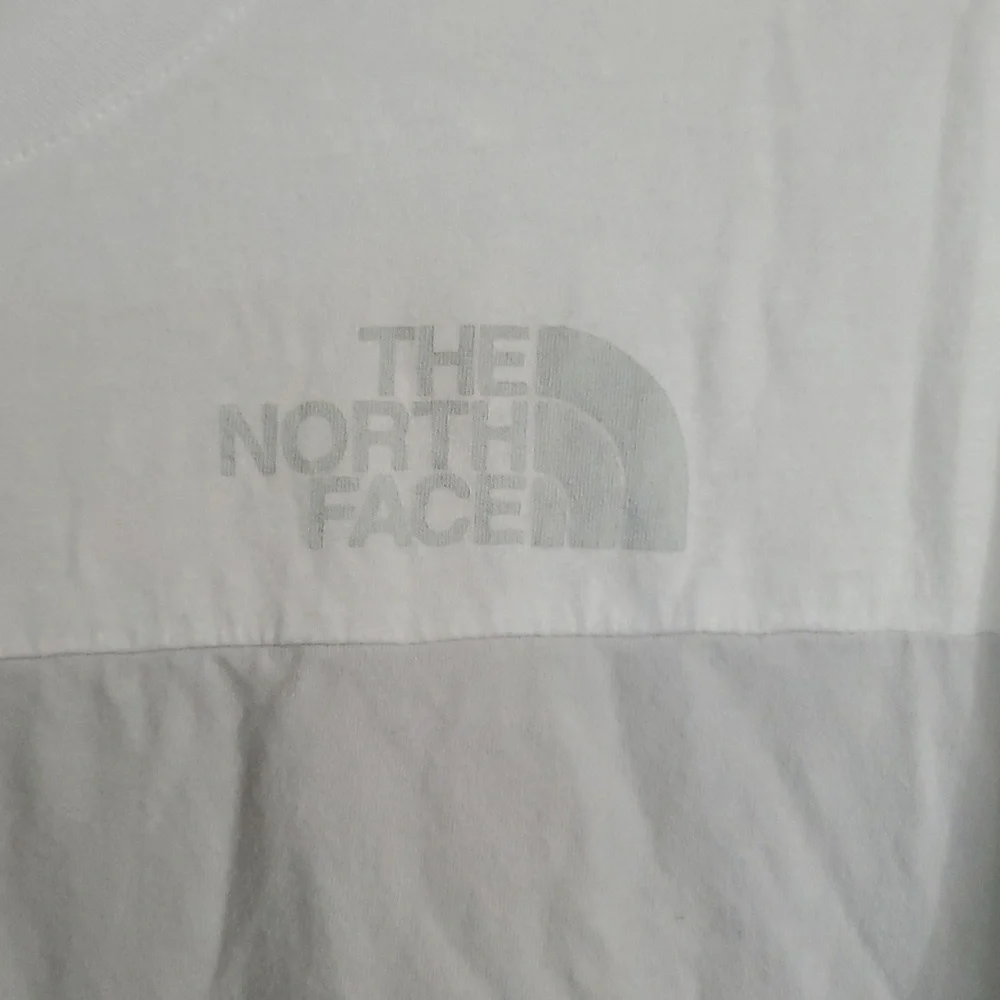 The North Face Men's Sz L White/Gray Tee